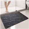 Image 1 : 1 Bath Mat - Diatomaceous Earth Bath Mat; Non-Slip/Quick-Dry Super Absorbent; Lrg 23.6 x 15.7" - New