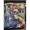 Image 2 : 1 Motorcycle Design Plush Blanket/Gift for Men - Large 80" x 60" Blanket Size - New Sealed