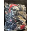 Image 3 : 1 Motorcycle Design Plush Blanket/Gift for Men - Large 80" x 60" Blanket Size - New Sealed