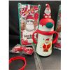 Image 2 : 2 Christmas Themed Straw/Sippy Cups for Kids (12oz) - Brand New