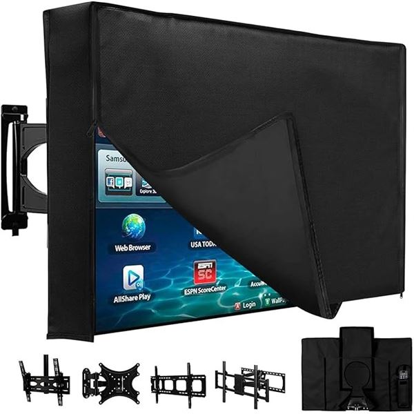 1 Lefus TV Cover - Outdoor TV Cover/Protector - Zippered Weatherproof Design (65"-70") - New