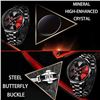 Image 5 : 1 BOYADKA Stainless Steel Men's Watch - Car Sports Wheel/Design for Car Enthusiasts - Brand New!