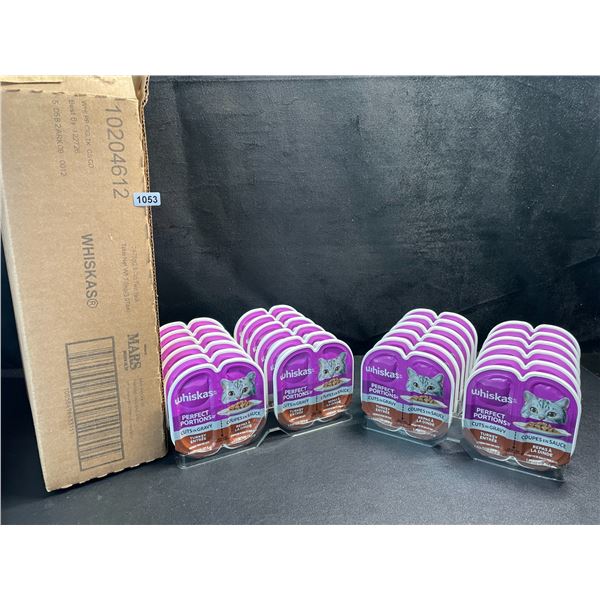 24-Twin Packs of Whiskas Perfect Potions Wet Cat Food (75g) - Turkey Entree - BB:12/2026