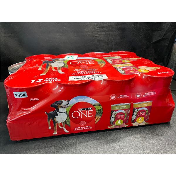 1 Case of Purina One Wet Dog Food - 12 x 368g Cans - Tender Cuts in Gravy - (BB: JAN 2027)