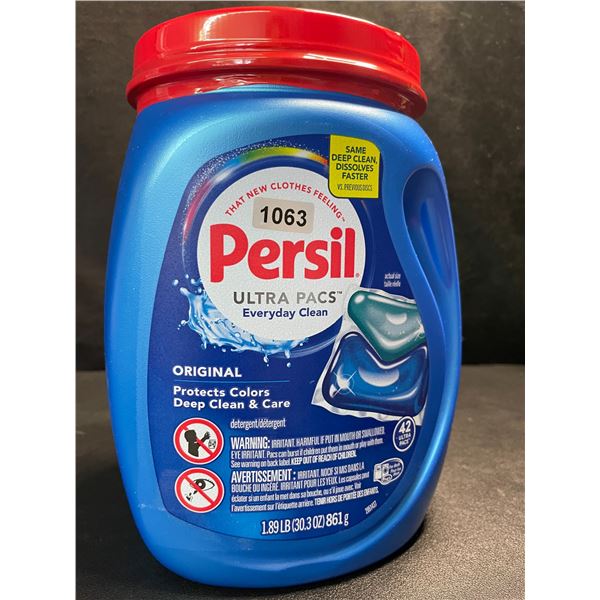 1 Tub of Persil Original Ultra Pacs Everyday Clean Laundry Detergent Pods;1.89lb/42 Ultra Pacs - New