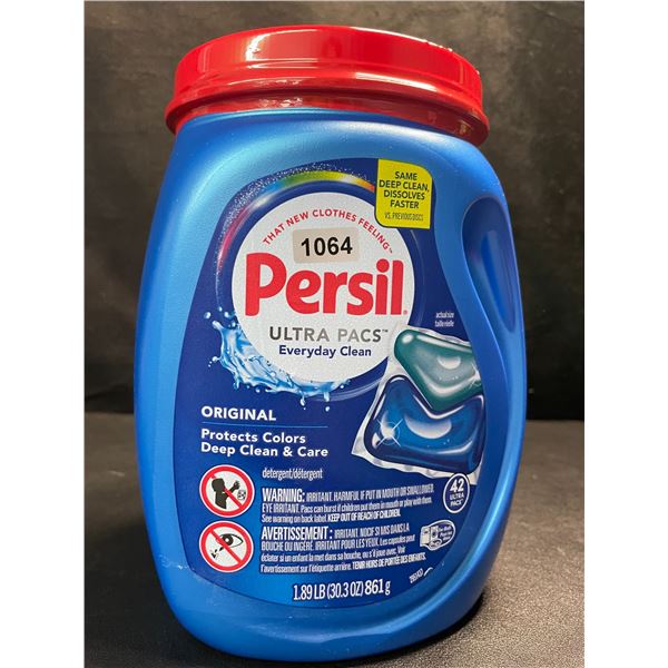 1 Tub of Persil Original Ultra Pacs Everyday Clean Laundry Detergent Pods;1.89lb/42 Ultra Pacs - New