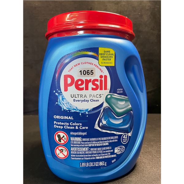 1 Tub of Persil Original Ultra Pacs Everyday Clean Laundry Detergent Pods;1.89lb/42 Ultra Pacs - New