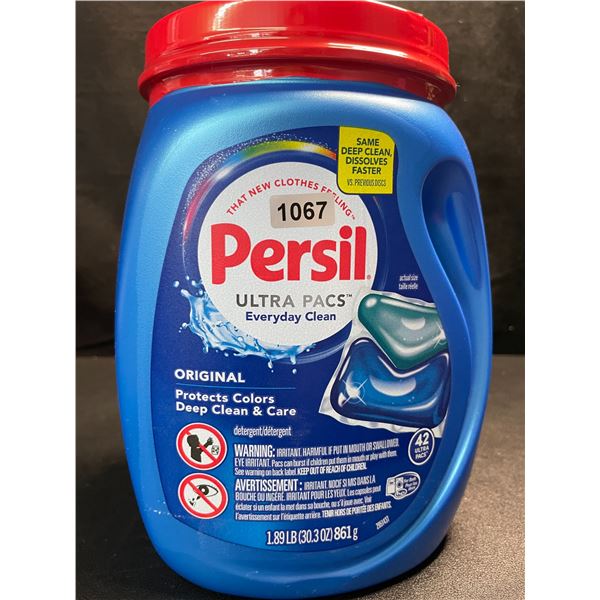1 Tub of Persil Original Ultra Pacs Everyday Clean Laundry Detergent Pods;1.89lb/42 Ultra Pacs - New