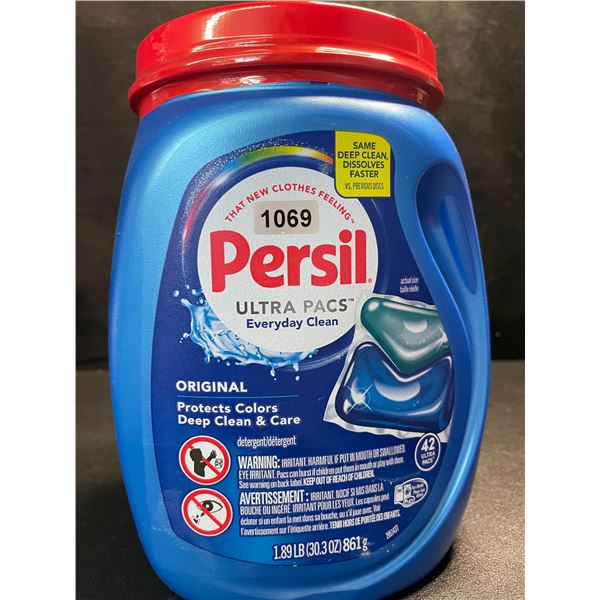 1 Tub of Persil Original Ultra Pacs Everyday Clean Laundry Detergent Pods;1.89lb/42 Ultra Pacs - New