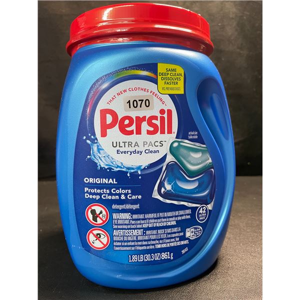 1 Tub of Persil Original Ultra Pacs Everyday Clean Laundry Detergent Pods;1.89lb/42 Ultra Pacs - New