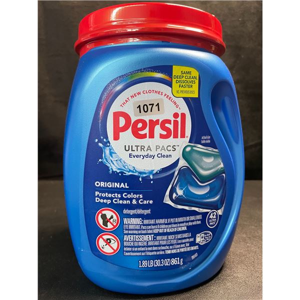 1 Tub of Persil Original Ultra Pacs Everyday Clean Laundry Detergent Pods;1.89lb/42 Ultra Pacs - New
