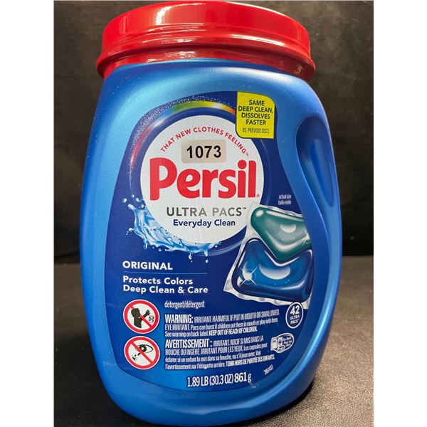 1 Tub of Persil Original Ultra Pacs Everyday Clean Laundry Detergent Pods;1.89lb/42 Ultra Pacs - New