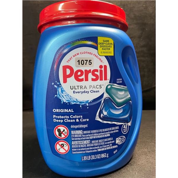 1 Tub of Persil Original Ultra Pacs Everyday Clean Laundry Detergent Pods;1.89lb/42 Ultra Pacs - New