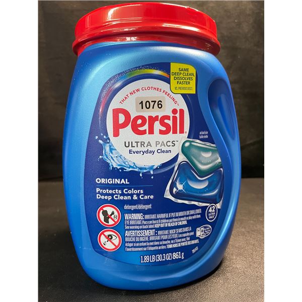 1 Tub of Persil Original Ultra Pacs Everyday Clean Laundry Detergent Pods;1.89lb/42 Ultra Pacs - New