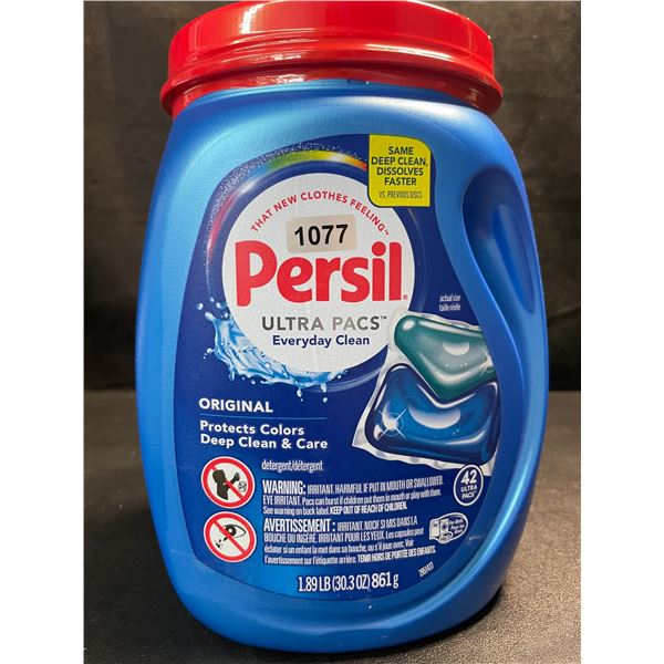 1 Tub of Persil Original Ultra Pacs Everyday Clean Laundry Detergent Pods;1.89lb/42 Ultra Pacs - New