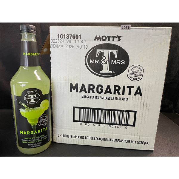 1 Case of 6 x 1L Bottles of MOTT'S Margarita Mix - New (BB: AUG 19/2025)