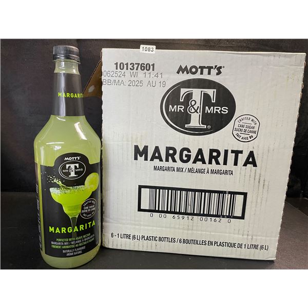 1 Case of 6 x 1L Bottles of MOTT'S Margarita Mix - New (BB: AUG 19/2025)