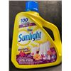 Image 1 : 1 Large Jug of Sunlight Morning Fresh Liquid Laundry Detergent - 4.0L/100 Loads - New