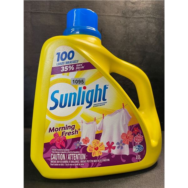 1 Large Jug of Sunlight Morning Fresh Liquid Laundry Detergent - 4.0L/100 Loads - New