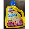 Image 1 : 1 Large Jug of Sunlight Morning Fresh Liquid Laundry Detergent - 4.0L/100 Loads - New