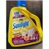 Image 1 : 1 Large Jug of Sunlight Morning Fresh Liquid Laundry Detergent - 4.0L/100 Loads - New