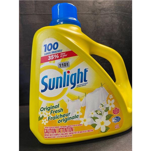 1 Large Jug of Sunlight Original Fresh Liquid Laundry Detergent - 4.0L (100 Loads) - New