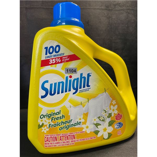 1 Large Jug of Sunlight Original Fresh Liquid Laundry Detergent - 4.0L (100 Loads) - New