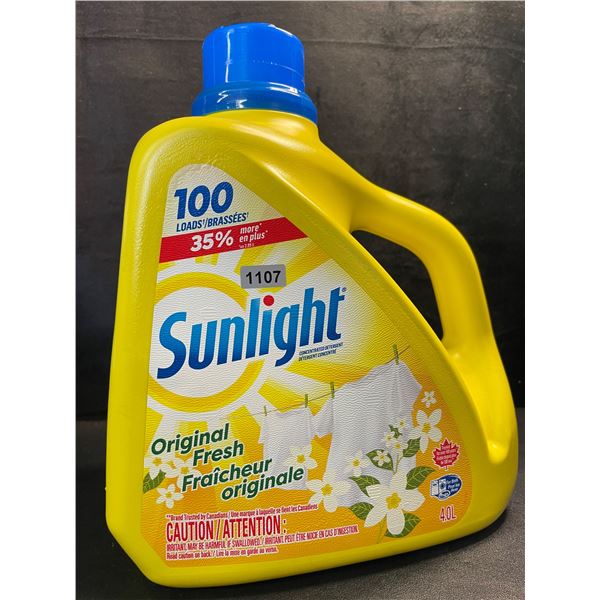 1 Large Jug of Sunlight Original Fresh Liquid Laundry Detergent - 4.0L (100 Loads) - New