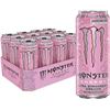 Image 1 : 1 Case of Monster Energy Drinks - Ultra Strawberry Dreams - 12 x 473ml Cans - (BB: JAN 2026)
