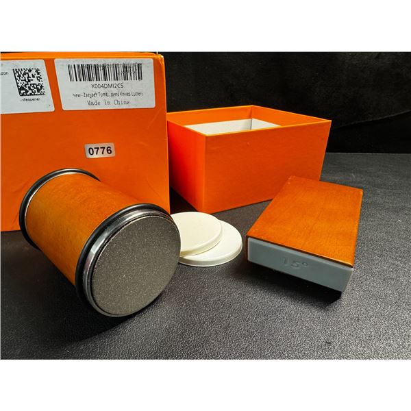 1 Rolling Knife Sharpener with 15/20 Degree Angle Block - New