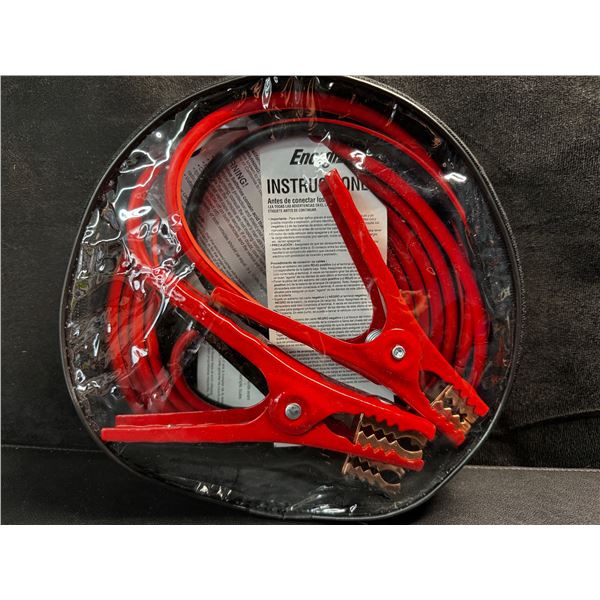1 Set of Energizer Brand 10AWG 12ft Jumper Cables - New