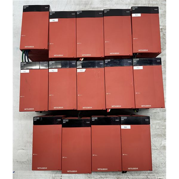 Lot of (14) Mitsubishi #Q61P Power Supply Units