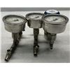 Image 2 : (3) Noshok #316 SS Tube & Socket Pressure Guage Valve Units