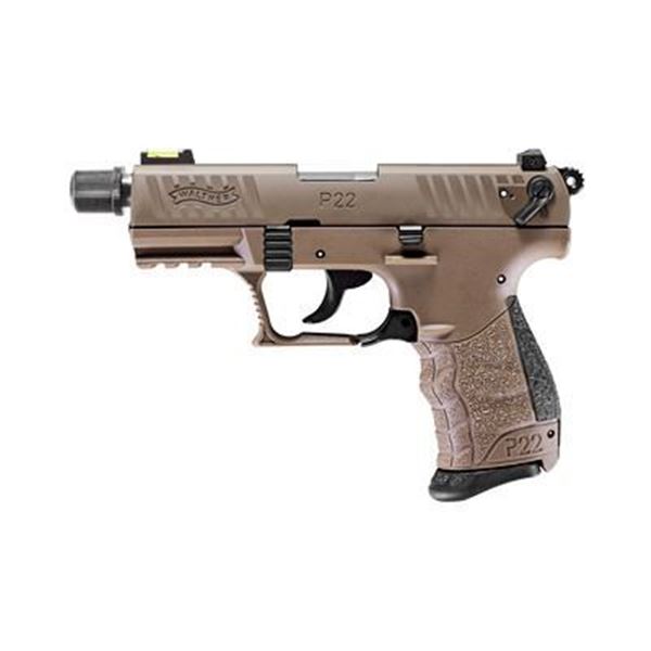 WAL P22Q 22LR 3.42" 10RD TAC FDE