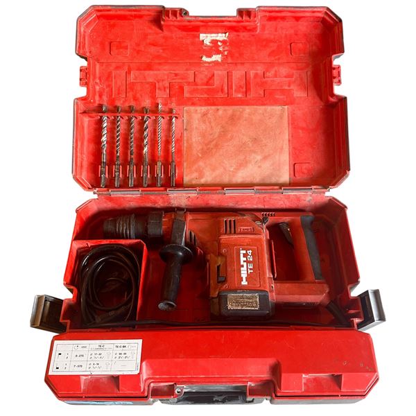 Hilti TE 24 Hammer Drill w/ Bits (Working)