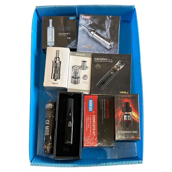 Lot of 9 Brand New Vape Machines