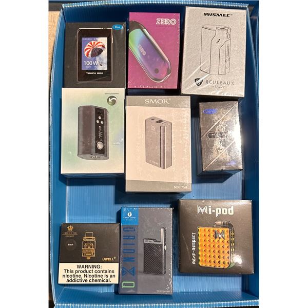 Lot of 9 Brand New Vape Machines