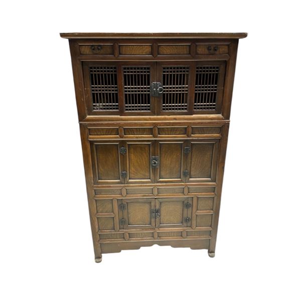 Wooden Cabinet (Aprox 65" x 40" x 17.5")