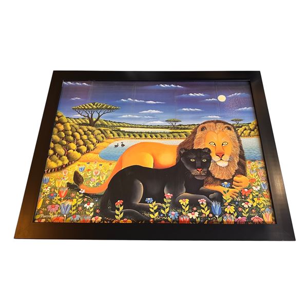 Framed Print "Paradis 97C (Aprox 35" x 27")