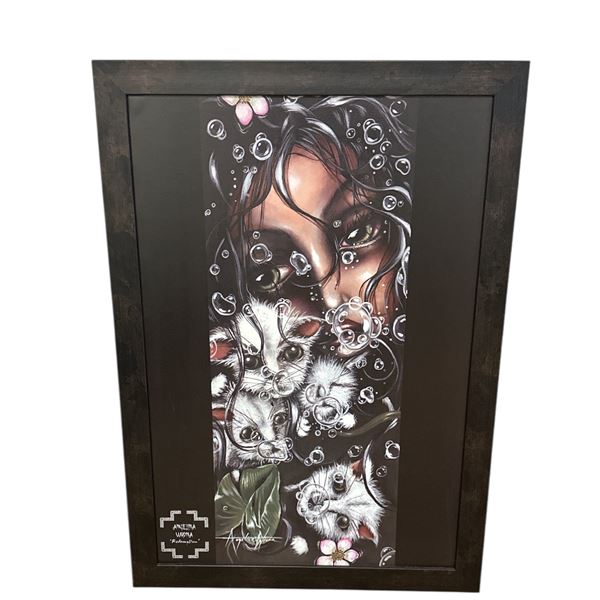 Framed Angelina Wrona Print "Redemption" (Aprox 37.5" x 26")
