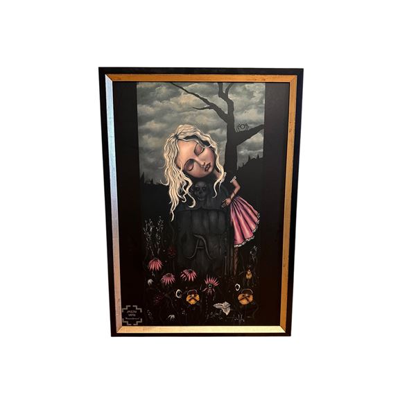 Framed Angelina Wrona Print "Rememberance" (Aprox 41" x 30")