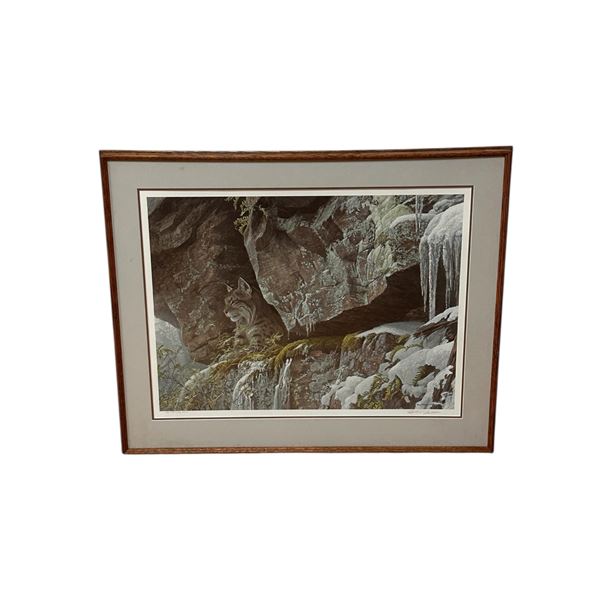 Framed Robert Bateman Print 1990 Numbered (Aprox 38" x 30.5")