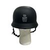 Image 3 : New WCL German Motorcycle Helmet (Matte Black) - Size : Small
