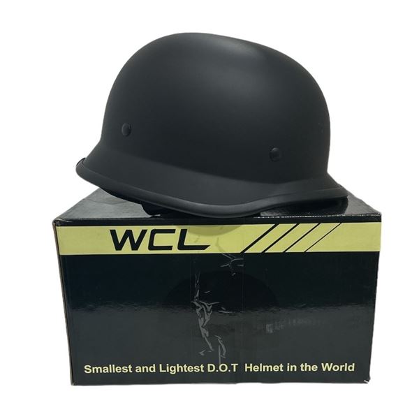 New WCL German Helmet (Matte Black) - Size : XS
