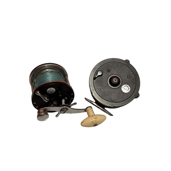 Lot of 2 Fishing Reels (JW Young & Sons Open Road Windex and Ocean City 112D True Temper)