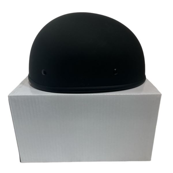 New WSB Beanie Motorcycle Helmet (Matte Black) - Size : XXS (Retail $129.99)