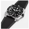 Image 2 : Brand New 2025 Bell & Ross BR-03 Diver Black Steel Complete BR03A-D-BL-ST/SRB ($6944)