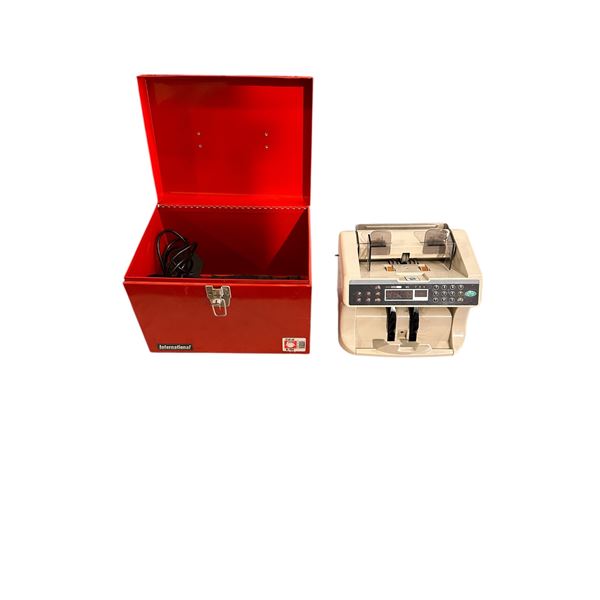 Accubanker Cash Counting Machine w Case