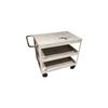 Image 2 : Heavy Duty Metal Rolling Cart (Aprox: 34" High x 24" Wide x 36" Long)