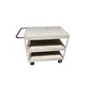 Image 2 : Heavy Duty Metal Rolling Cart (Aprox: 34" High x 24" Wide x 36" Long)